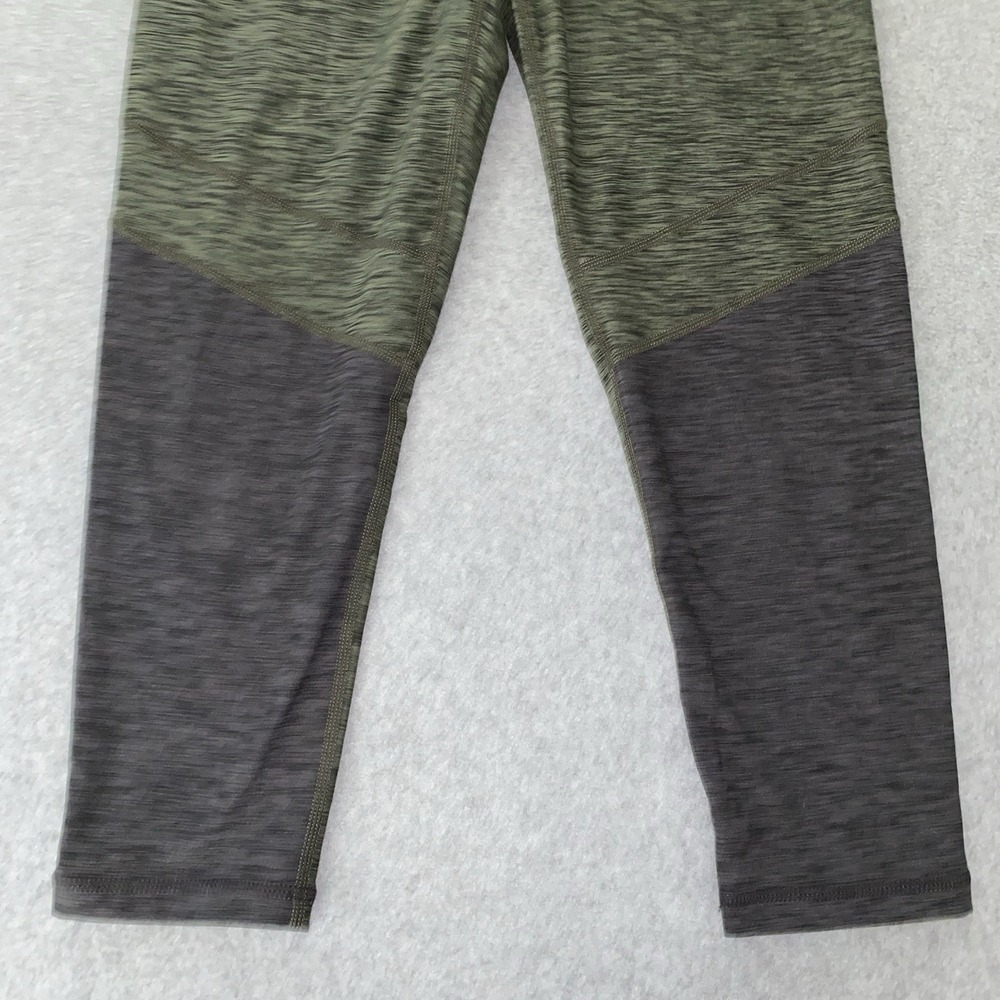 prAna Leggings Women's Small Green Black Colorblock Stretch Active Yoga Pants - Picture 4 of 14